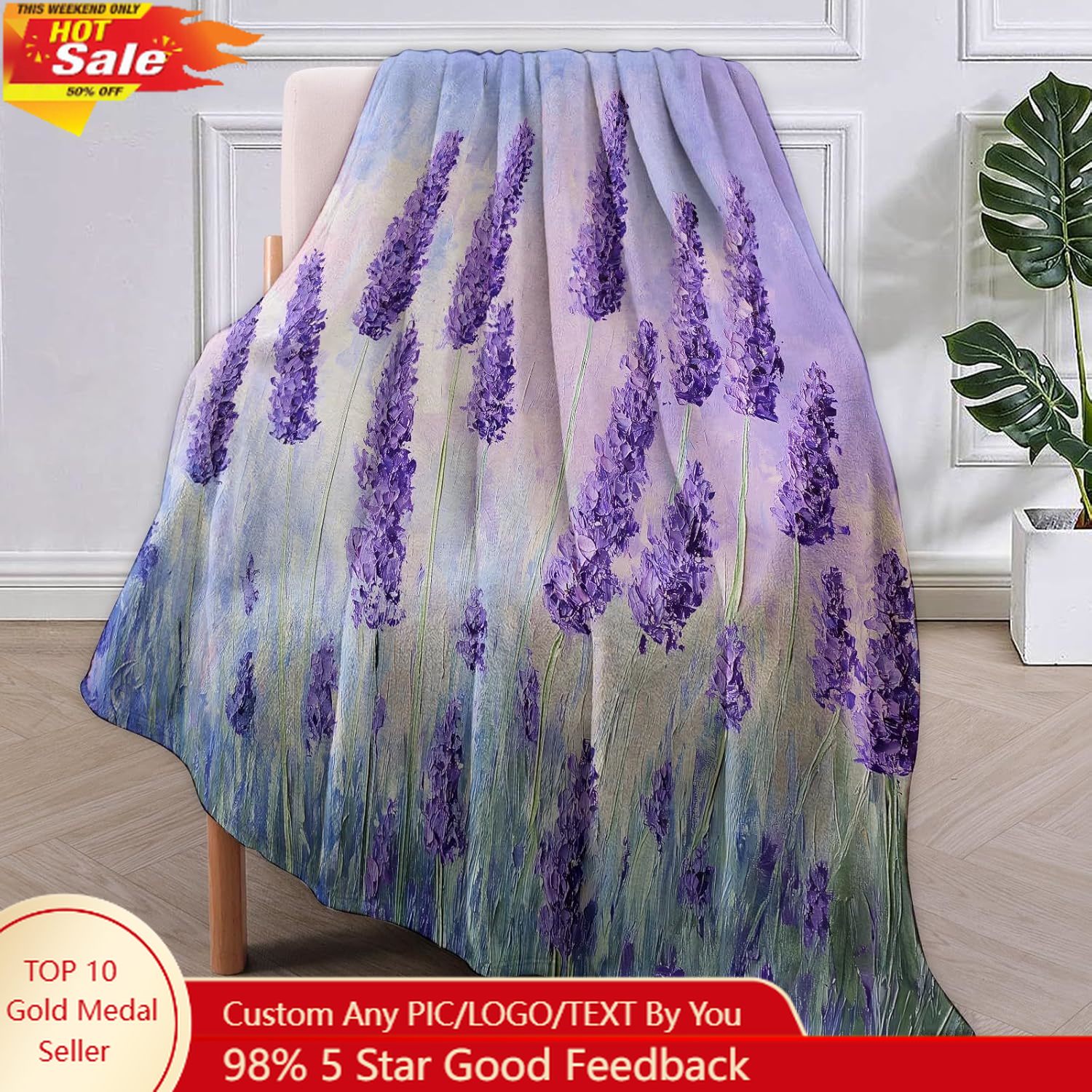 Home Textiles Blanket - بطانية من الفلانيل للتخييم، هدايا للتخييم،