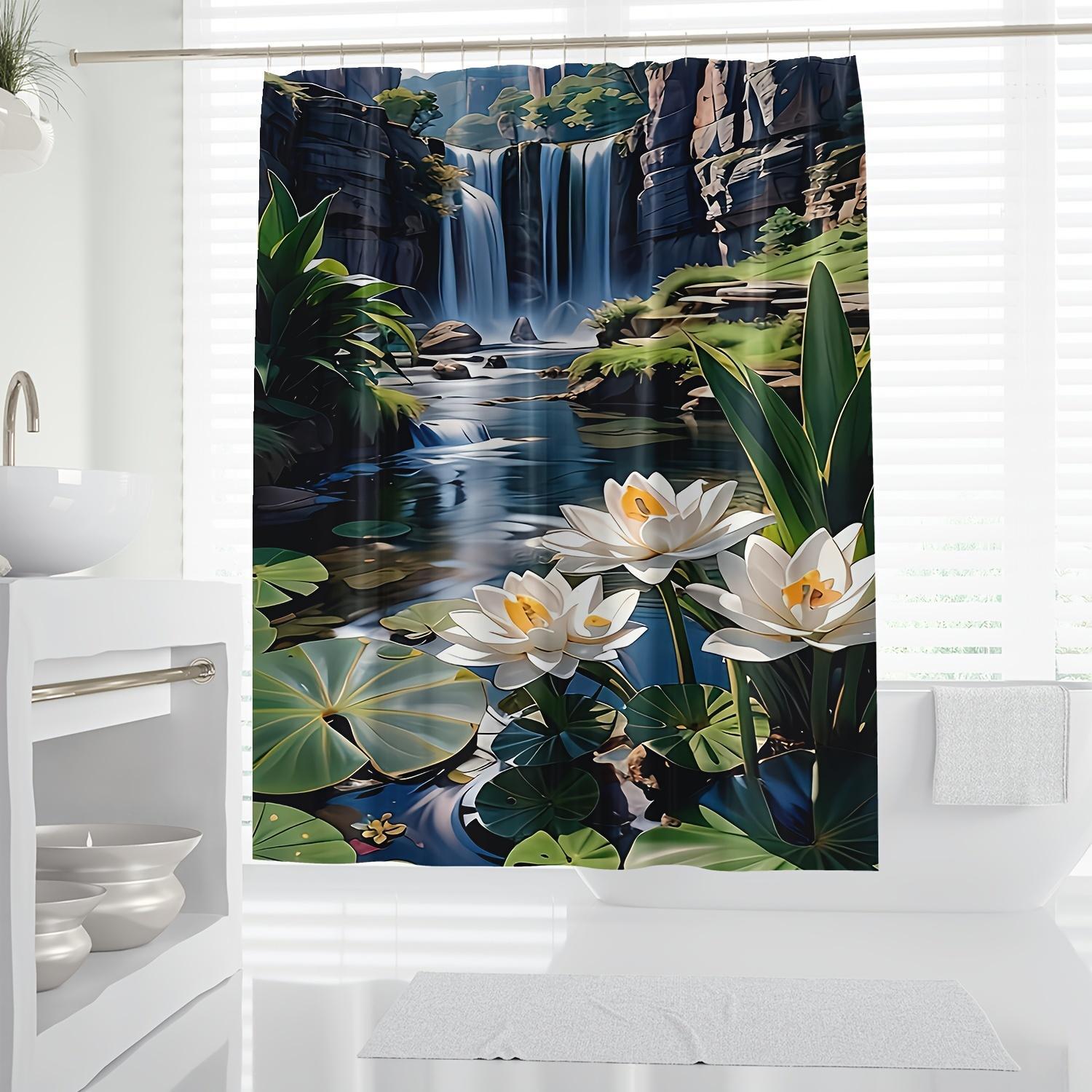 Home Textiles Luxury Curtains - ستارة حمام مقاومة للماء من البوليستر