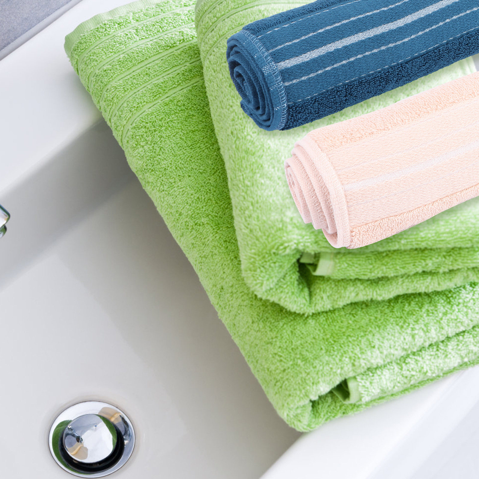 منشفة وجه قطنية نقية، سميكة ون - مراجعة Home Textiles Pakistan وسعره