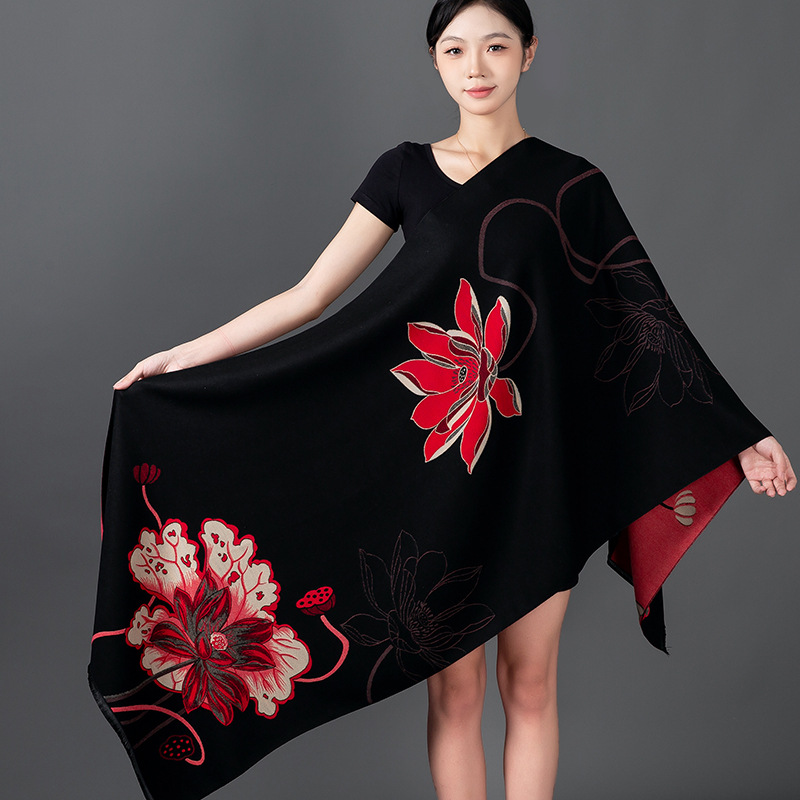 النساء الشتاء شال الكشمير وشاح - مراجعة Home Textiles Blanket وسعره
