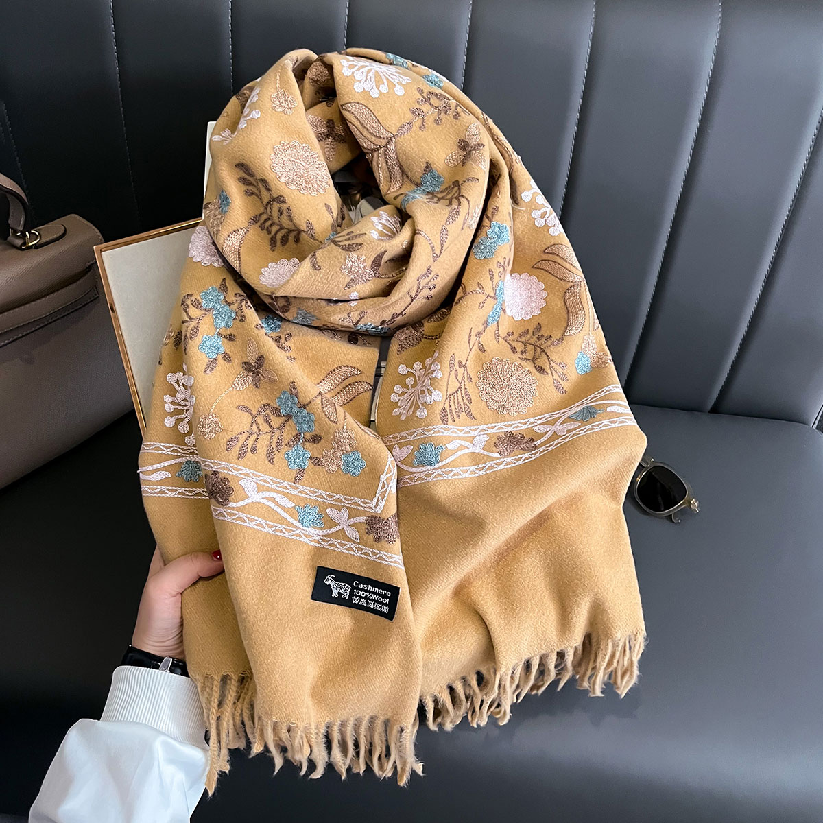 جديد شتاء دافئ الكشمير وشاح لل - مراجعة Home Textiles Blanket وسعره
