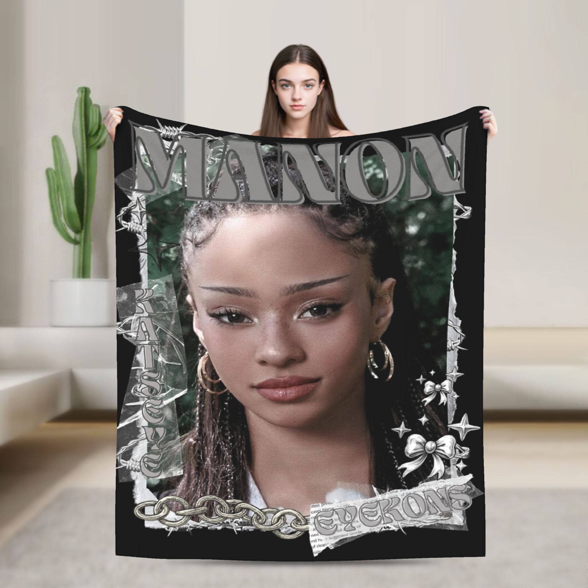 بطانية KATSEYE Manon Kpop Y2K  - مراجعة Home Textiles Group وسعره