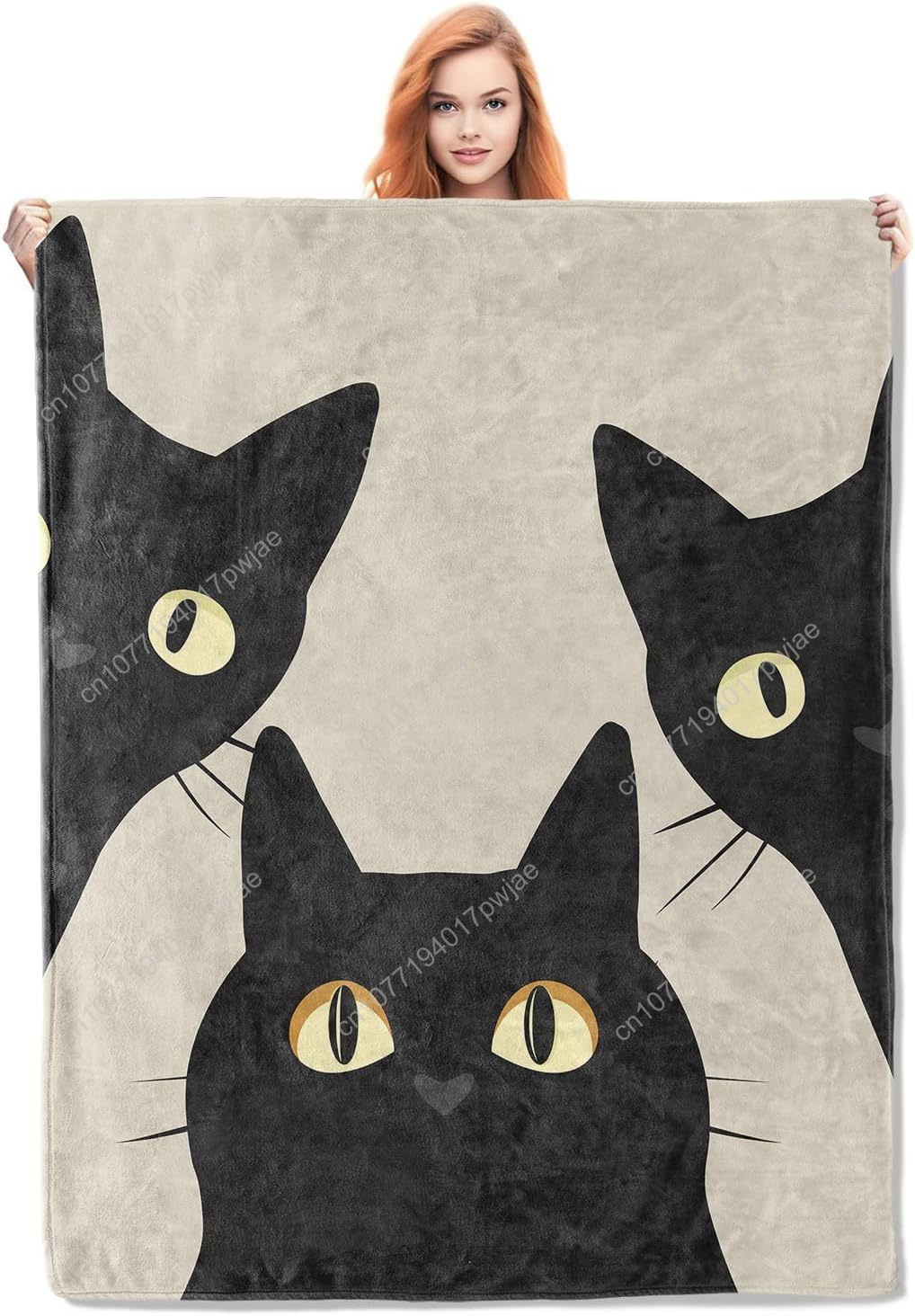 مضحك القط بطانية هدايا للنساء  - مراجعة Home Textiles Blanket وسعره