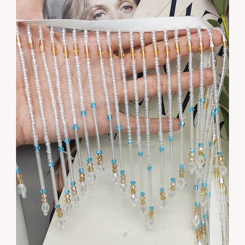 زخرفة هامشية مطرزة يدويًا، زخر - مراجعة Home Textiles Luxury Curtains وسعره