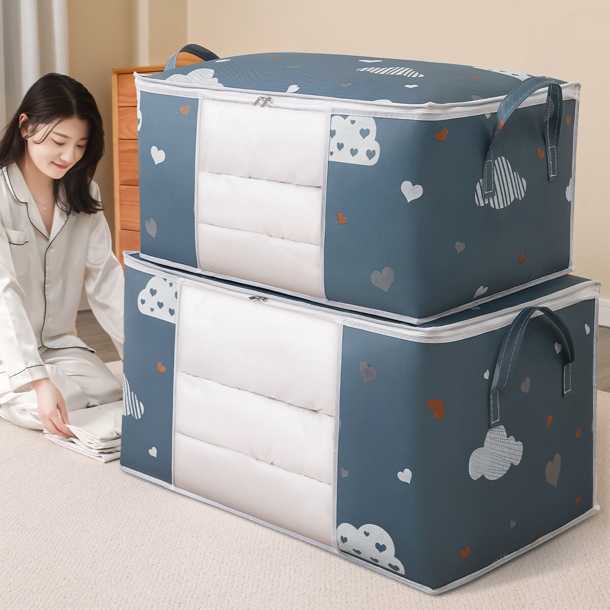 سعة كبيرة ، مع مقبض مقوى مناسب - مراجعة Home Textiles Blanket وسعره