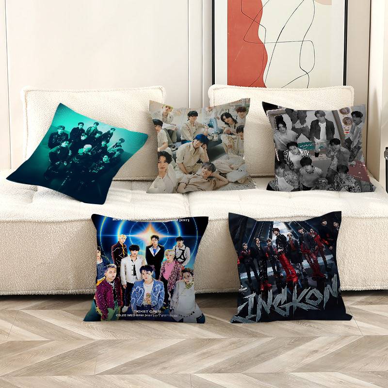 غطاء وسادة زخرفي لفرقة Kpop T- - مراجعة Home Textiles Group وسعره
